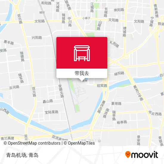 青岛机场地图
