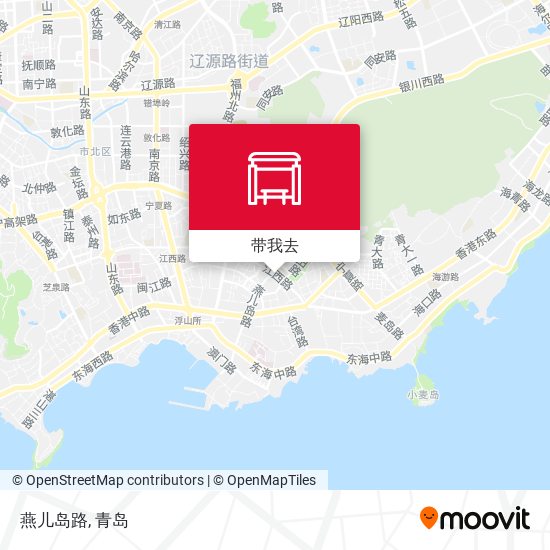 燕儿岛路地图