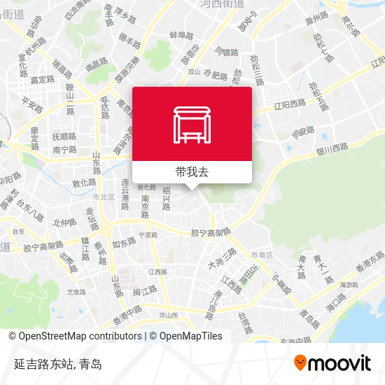 延吉路东站地图