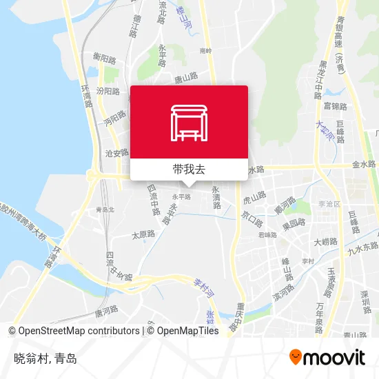晓翁村地图