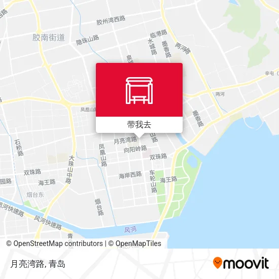 月亮湾路地图