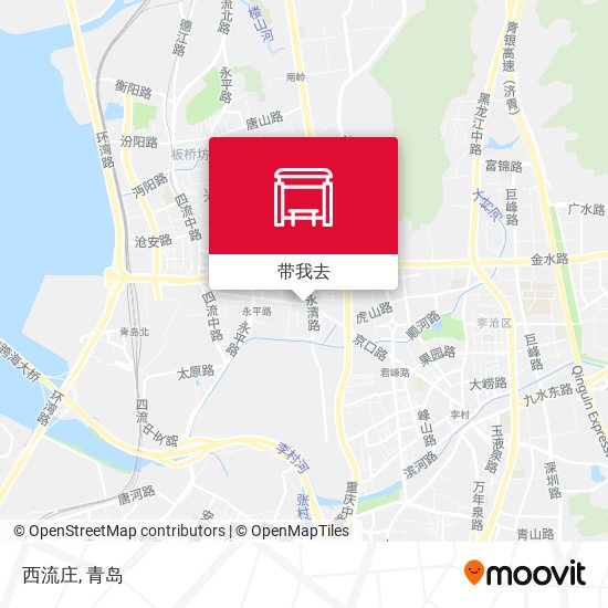 西流庄地图