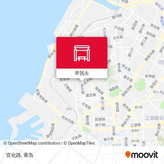 宣化路地图