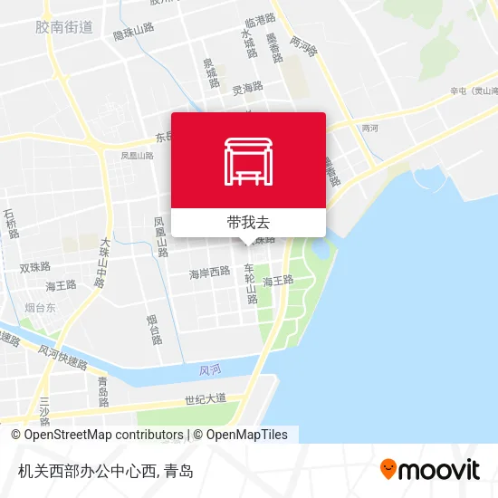 机关西部办公中心西地图