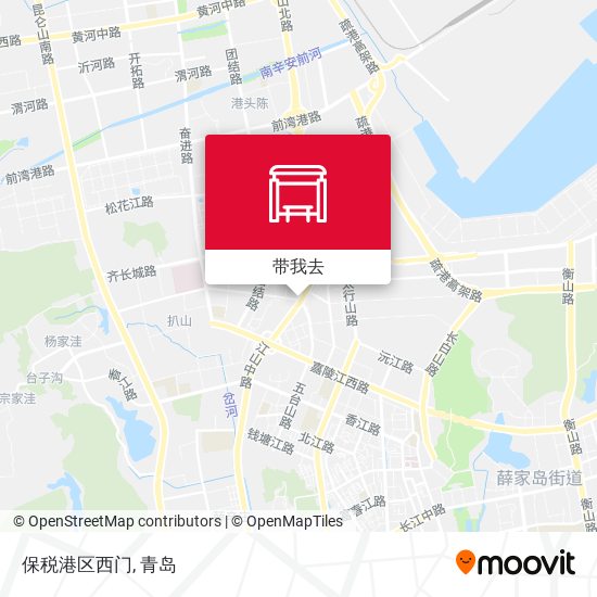 保税港区西门地图