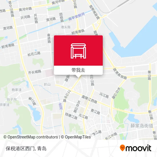 保税港区西门地图