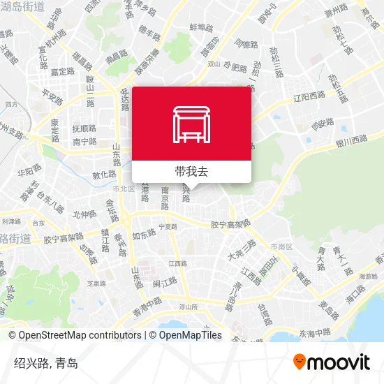 绍兴路地图
