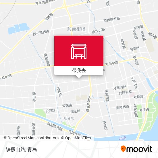 铁橛山路地图