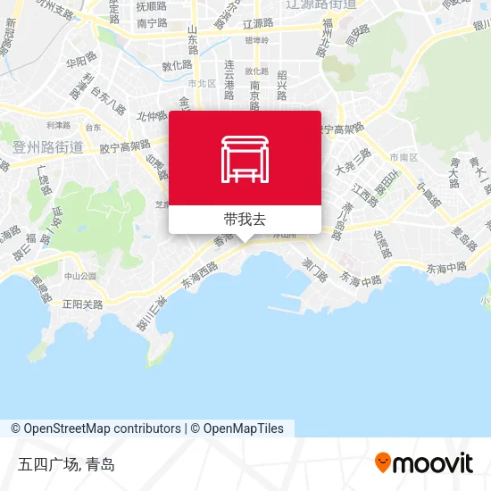 五四广场地图