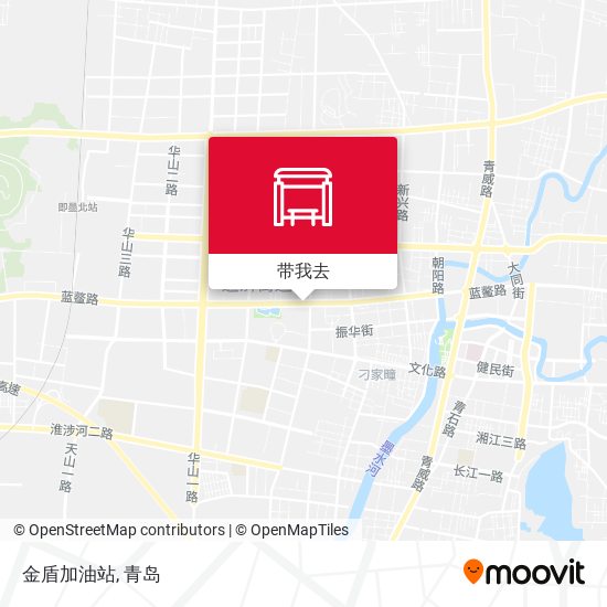 金盾加油站地图