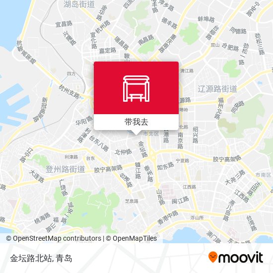 金坛路北站地图