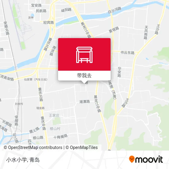 小水小学地图