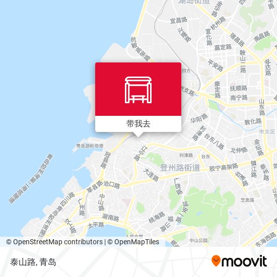泰山路地图