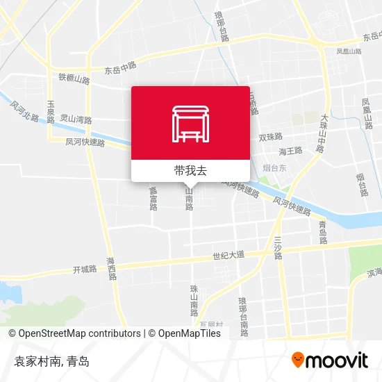袁家村南地图