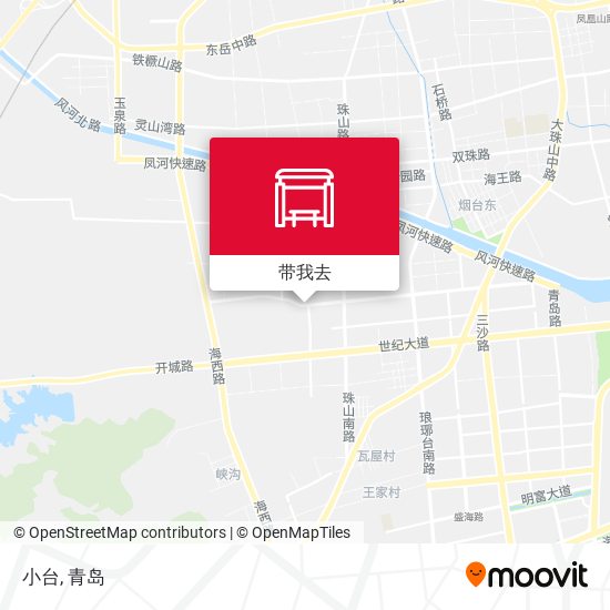 小台地图