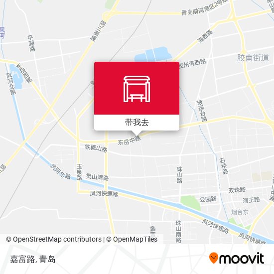 嘉富路地图