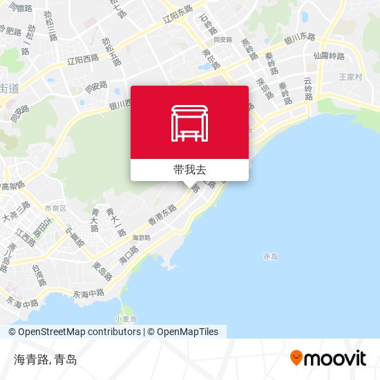 海青路地图