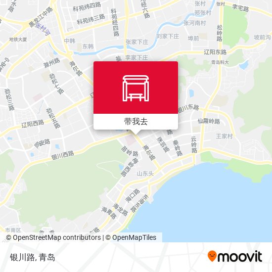 银川路地图