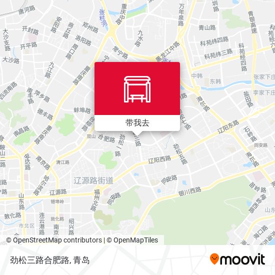 劲松三路合肥路地图