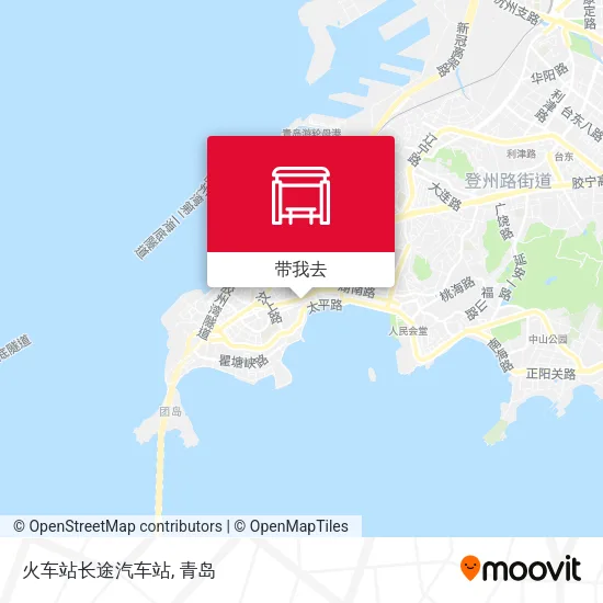 火车站长途汽车站地图