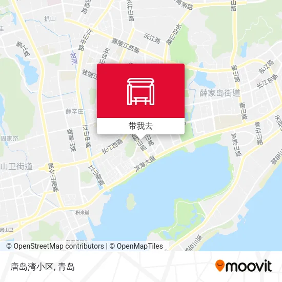 唐岛湾小区地图