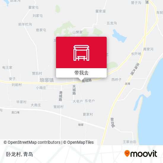 卧龙村地图