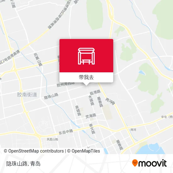 隐珠山路地图