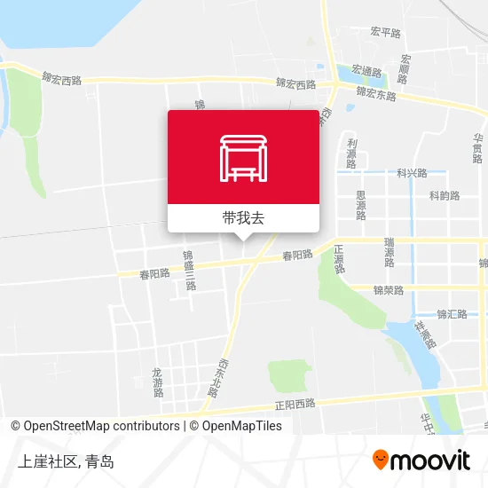 上崖社区地图