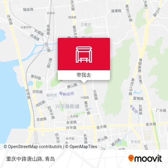 重庆中路唐山路地图