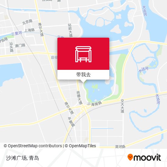 沙滩广场地图