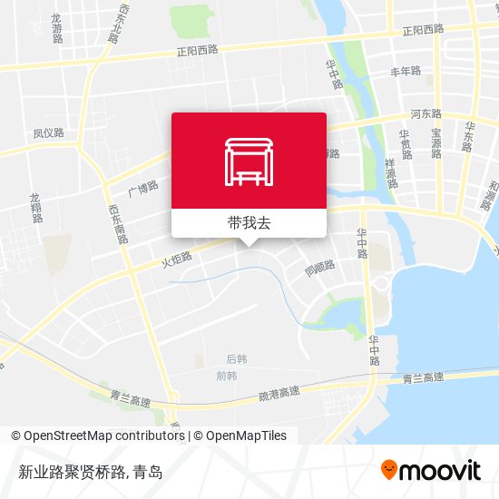 新业路聚贤桥路地图