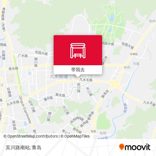 宾川路南站地图