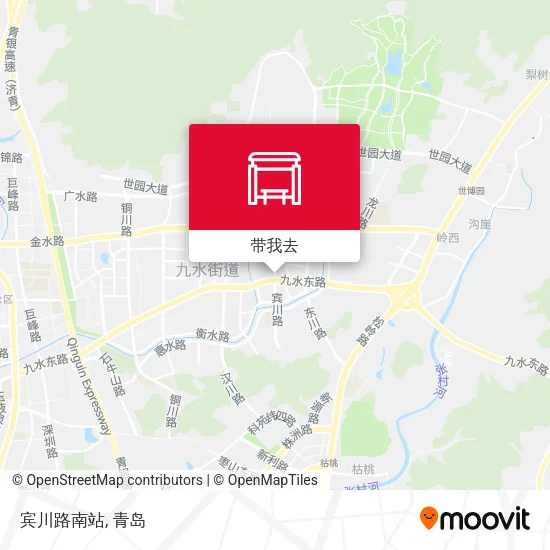宾川路南站地图