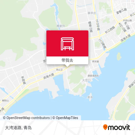 大湾港路地图