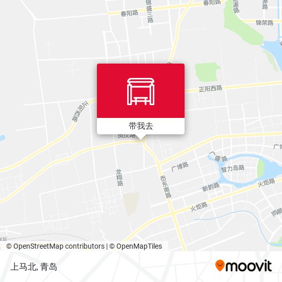 上马北地图