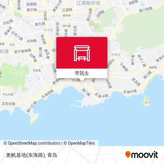 奥帆基地(东海路)地图