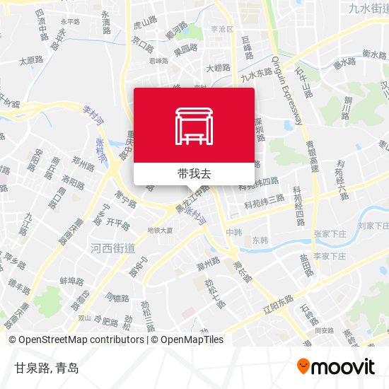 甘泉路地图