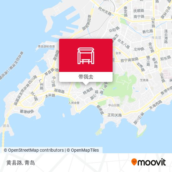 黄县路地图
