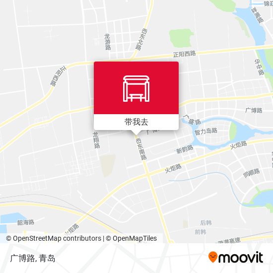 广博路地图