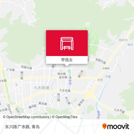 东川路广水路地图