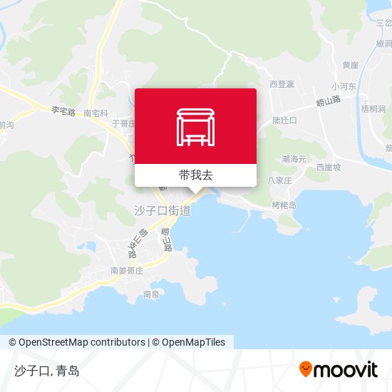 沙子口地图