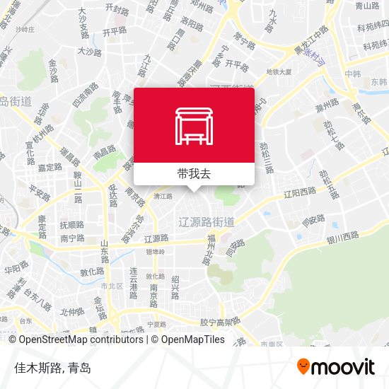 佳木斯路地图