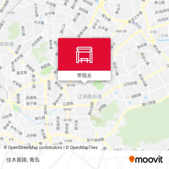 佳木斯路地图