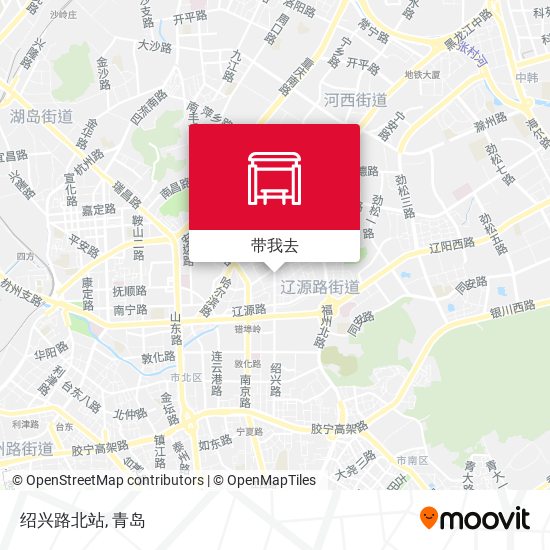 绍兴路北站地图