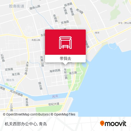 机关西部办公中心地图