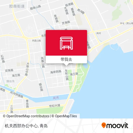 机关西部办公中心地图