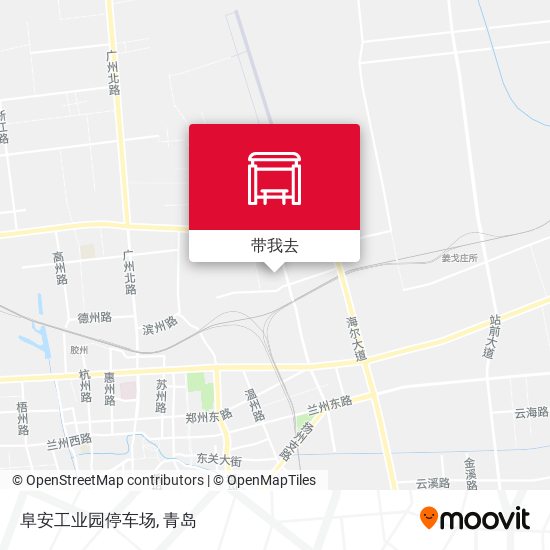阜安工业园停车场地图