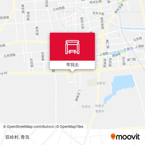 双岭村地图