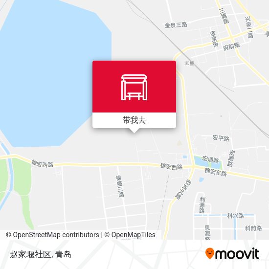 赵家堰社区地图
