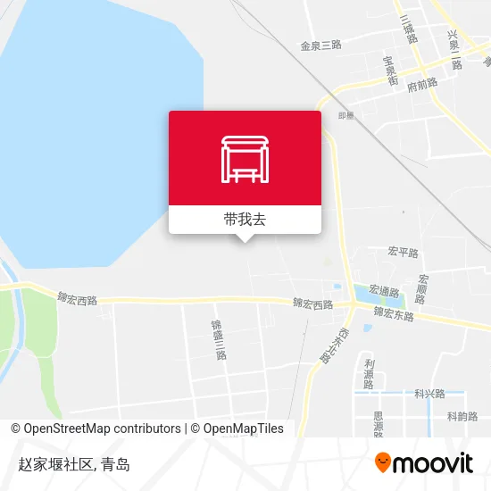 赵家堰社区地图